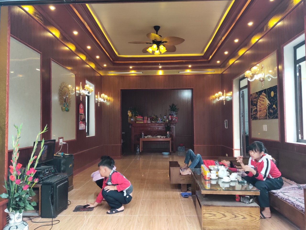 Trần nhựa Nano giả gỗ